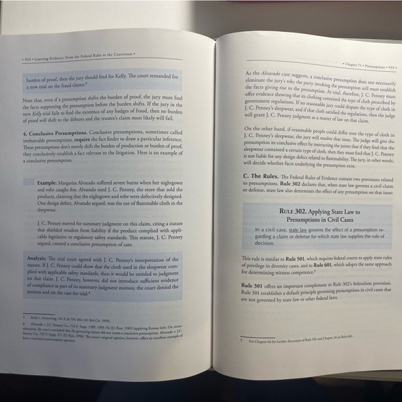Evidence law school book - Picture 4 of 4
